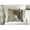 thumbnail image 4 of Ambesonne Urban Throw Pillow Cover 2 Pack, Corridor Concrete Rustic, 24", Purple Brown, 4 of 6