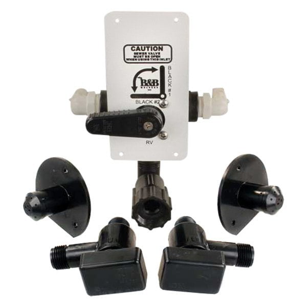 JR Products DVT1A Black Plastic Water Heater Winterizing ByPass Valve