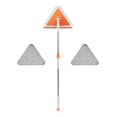 thumbnail image 3 of para lavadora de pared, espacio , herramienta de limpieza giratoria de 360 grados, de polvo triangular transpirable multiusos , 2 paños BLESIY Trapeador de polvo triangular, 3 of 8