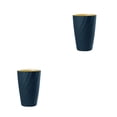 thumbnail image 2 of Bearachild Taza roscada de doble capa, tazas de portátiles, soporte de dibujos animados reutilizable con personalidad, suministros para el Azul oscuro 301-400ml 2piezas, 2 of 6