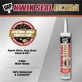 thumbnail image 2 of DAP Kwik Seal Ultra 10.1 oz Clear Kitchen and Bath Siliconized Caulk Sealant, 2 of 7