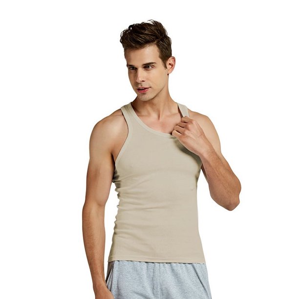 Chaleco de verano para hombre, de algodón, ajustado, para estudiantes, deportivo, con obstáculos, de dos vías, de algodón, para hombre