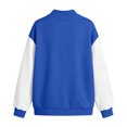 thumbnail image 6 of NominalSnug Bomber Jacket for Women Casual Button down Long Sleeve Jackets Colorblock Lightweight Outwear Coat 2026 Fashion Outfits, 6 of 8