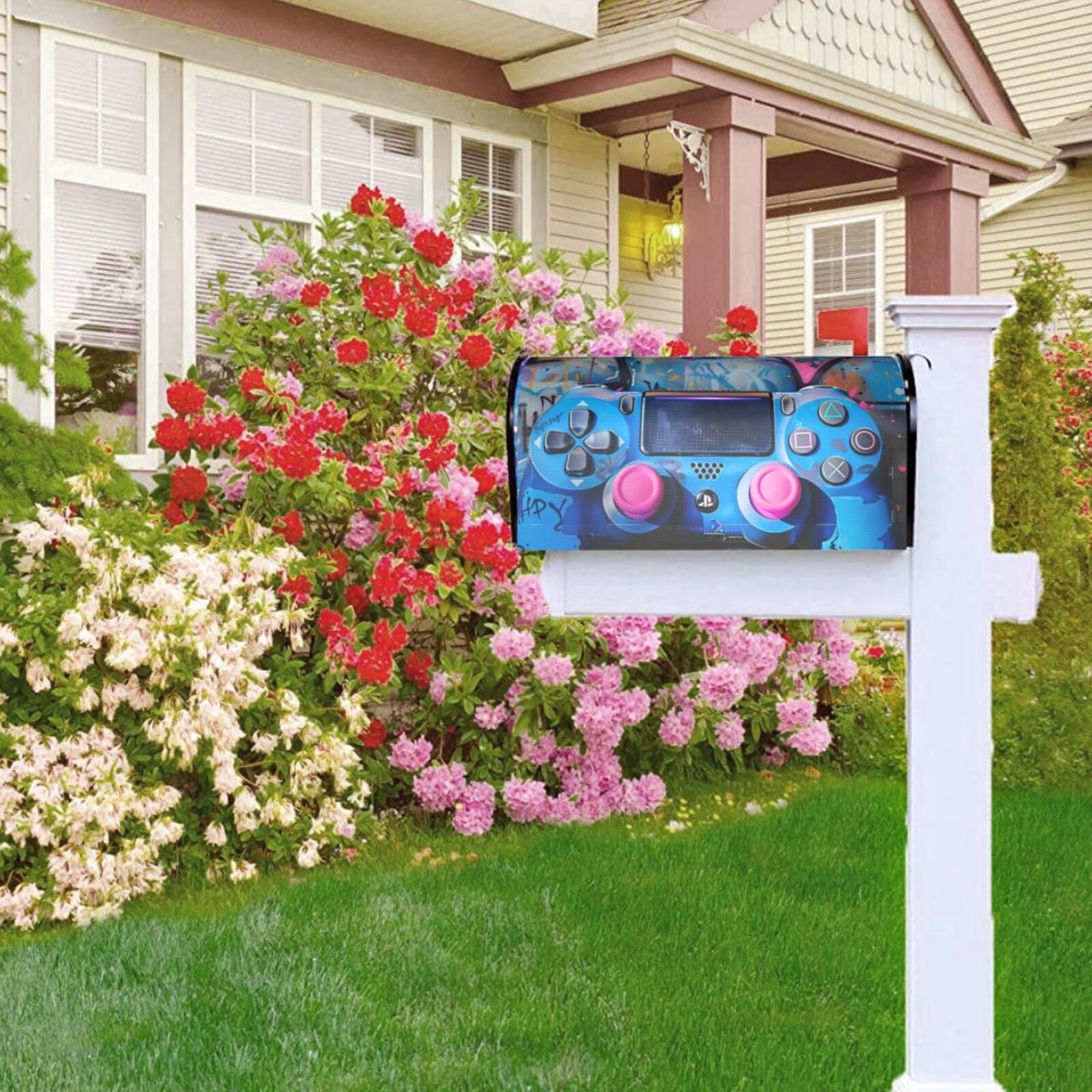 Kdxio Magnetic Mailbox Cover 21x18 in Mailbox Cover Outdoor Decoration Holiday Mailbox Covers for Home Garden Yard-21x18 in