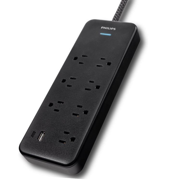 Philips 7-Outlet Surge Protector Power Strip with USB photo 2