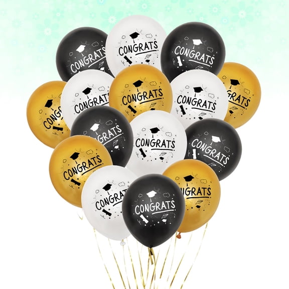 Raindrops Round Latex Balloons 30Pcs 12Inches for Graduation Ceremonies and Party Organizers