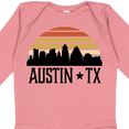 thumbnail image 4 of Inktastic Austin Texas Skyline Vintage Boys or Girls Long Sleeve Baby Bodysuit, 4 of 5