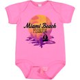 thumbnail image 3 of Inktastic Miami Beach Florida Vacation Sunset Girls Baby Bodysuit, 3 of 5
