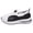 Black, variant on Women's Knit Walking Shoes Orthopedic Backless Slip on Tennis Sneakers with Arch Support 2026 Casual Slip on Mules Flat Memory Foam Clogs Black Size 9.5