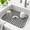 Gray-16.4"x12.5", variant on Sink Protectors For Kitchen Sink16.2"x 12.5"center Silicone Mat