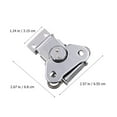 thumbnail image 5 of ADDHAT Metal Spring Loaded Door Latch for Storage Security, Easy to Install, , 1 Set for Home and Garage, 5 of 8