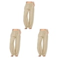thumbnail image 3 of Qarigey Manténgase a la moda y cómodo con estos pantalones sueltos para mujer Pantalones casuales de algodón para tiempo libre para mujer Type1 NO1, 3 of 6