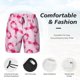 thumbnail image 3 of Fotbe Breast Cancer Ribbons Awareness Traje de Baño para Hombre – Shorts de Natación de Secado Rápido con Forro y Bolsillos-Large, 3 of 6
