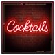 thumbnail image 2 of Letrero De Neón "Cocktails" Regulable Para Bares, Salones, Fiestas De Cócteles Y Clubes. Decoración De Pared Luminosa De 46cm, 2 of 3