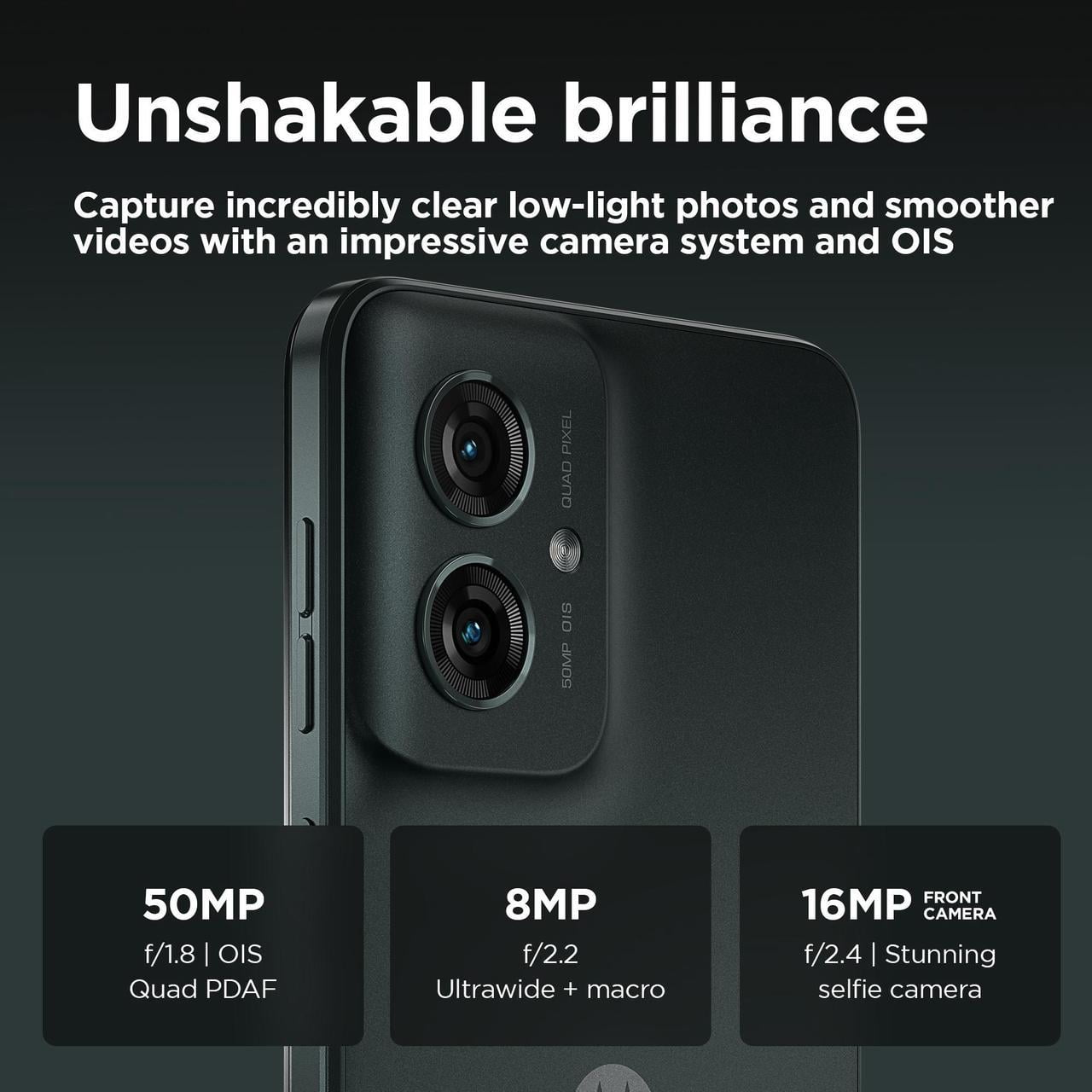 Motorola Moto G55 5G (8GB RAM, 256GB Storage) 6.49” 120Hz IPS LCD