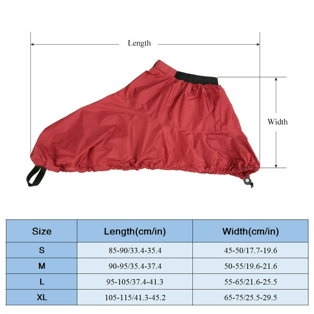 Jupe de Pulvérisation pour Kayak, Jupe de Sport Universelle Réglable Résistante à l'Eau en Nylon, Jupe de Pulvérisation pour Terrasse, Accessoires de Sports Nautiques