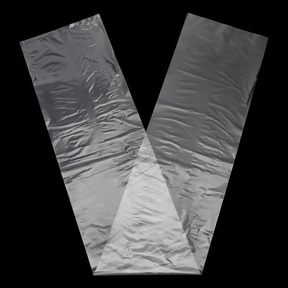 7.8x47.2 Inch Extra Long Plastic Sleeves 40 Packs 2 Mil Poster Poly Bags Flat Open Poster Bags Sleeves Clear Flat Open Waterproof Storage Poster Tube