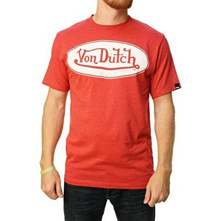 Holland Home Shirt - Von Dutch Mens TEE , TCC CHERRY , LARGE