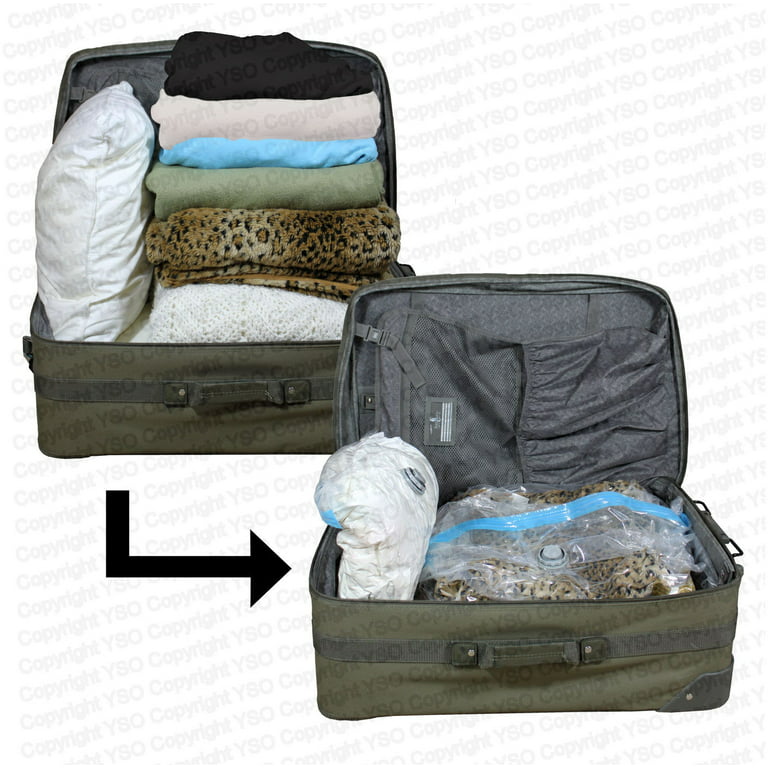 The Chestnut 8 Space Saver Bags, No Vacuum Needed, Roll-Up Compression  Packing, Travel Essentials, for Suitcases