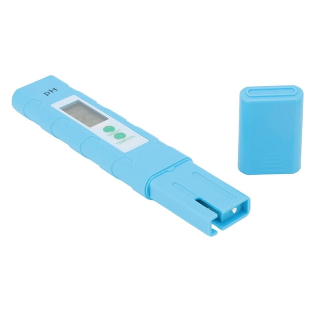 Medidor de PH, medidor de PH Probador de agua de PH azul claro Medidor de PH digital Rendimiento inigualable Jadeshay A