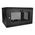 thumbnail image 1 of StarTech.com 2 Post 6U 19 Pouces Wall Mount Network Cabinet, 15 Pouces Deep Locking IT Switch Depth Enclosure, Vented Computer/Electronics Equipment Data Rack with Shelf & Hook & Loop Tape /Assembled 6U (RK616WALM) - Armoire Murale - Montable au Mur - Noir -, 1 of 6