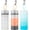 Pink,White,Blue, variant on 3 Pack Protein Powder Travel Container 4 Stackable Formula Containers to Go Portable Keychain Formula Dispenser with Funnel Stand for Workout, Fitness, Travel (Gray,White,Blue)