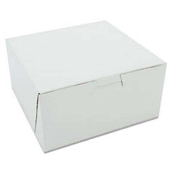 SCH Non-Window Bakery Boxes, White - 6 x 6 x 3
