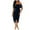 Navy, variant on Black formal Dresses for Women Solid Color Spring New Gold Velvet Europe and The United States Thin Temperament One-shoulder Irregular Skirt Evening Long Dresses Black S