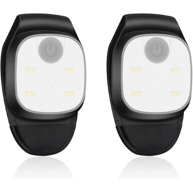 Linterna frontal LED Linterna frontal LED manos libres de 2 piezas con clip