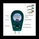 thumbnail image 5 of LY101 del Suelo Digital Conecta y Reproduce 3-En-1 Probador de Suelo Planta Humedad Fertilidad Detector de PH JardíN, 5 of 6