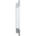 thumbnail image 3 of Ekena Millwork 20"W x 24"H Vertical Elongated Octagon (25"W x 29"H Frame Size) Functional, PVC Gable Vent with 1" x 4" Flat Trim Frame, 3 of 14