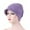 Purple, variant on Herrnalise Women Cotton Warm Windproof Chemotherapy Cap Muslim Hat Wrap Cap