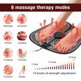 thumbnail image 2 of EMS Foot Massager Mat, Heated Foot Massager Pad for Pain Plantar Relief, Muscle Relaxation, Remote Control Foldable Legs & Feet Massager Pad with 8 Modes, 19 Levels, Gifts for Women Men, 2 of 10
