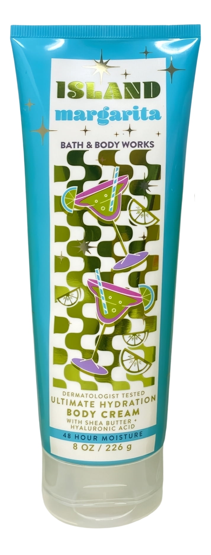 Bath & Body Works Island Margarita Ultimate Hydration Body Cream and Body Wash with a Perfectly Peeled Bar Soap