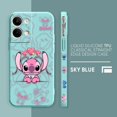 thumbnail image 3 of Case For OPPO RENO 8 7 9 6 7SE 5 4 4SE 4 3 4G 5G PRO PLUS Colour Simple Liquid Silicone Case Lilo And Stitch Angel Couple, 3 of 5