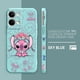 thumbnail image 3 of Case For OPPO RENO 8 7 9 6 7SE 5 4 4SE 4 3 4G 5G PRO PLUS Colour Simple Liquid Silicone Case Lilo And Stitch Angel Couple, 3 of 5