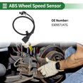 thumbnail image 2 of Sensor de velocidad de rueda ABS Unique Bargains ABS Sensor No.030957147G para Arosa 6H Cordoba 6K1 6K2 Ibiza II 6K1 Inca 6K9 Caddy II 9K9B Lupo 60 6X1 Polo 6N2 Polo Classic, 2 of 7