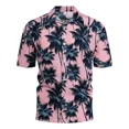 thumbnail image 1 of Camisa Casual Estampada De Manga Corta Para Hombre Hawaiano, 1 of 8