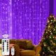 thumbnail image 3 of Wedding Party Decoration 3/4/6M 8 Mode LED Christmas Fairy String Light USB Curtain Light Garland Home Window Birthday DIY Decor, 3 of 5