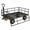 Black&Yellow, variant on GARVEE Heavy Duty Steel Garden Cart,900lbs Capacity Pullable Garden Wagon with 10" All-Terrain Wheels,for Gardening Soil, Tools, and Plant Transport,Black&Yellow