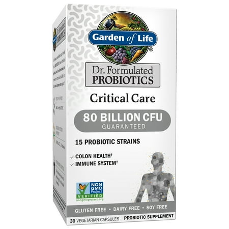 Garden of Life Dr. Formulated Critical Care Probiotics, 80 Billion CFU, 30 Ct