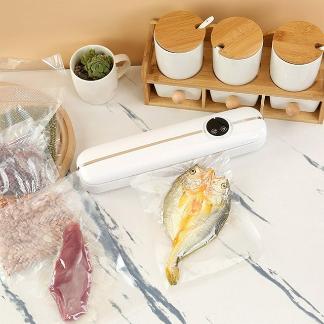 TIMIFIS Scelleuse sous Vide pour Appareils de Cuisine, Machine de Scellage sous Vide Automatique pour la Conservation des Aliments, pour Aliments Frais et Stockage des Aliments