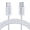 White, variant on FFHAUSEN USB C to USB C Cable 3ft (0.9m) Braided Black, 60W Fast Charging, 480Mbps, Nylon Braided USB-C Cord for iPhone 17/16/15, MacBook Air/Pro, iPad Pro, Samsung Galaxy S25
