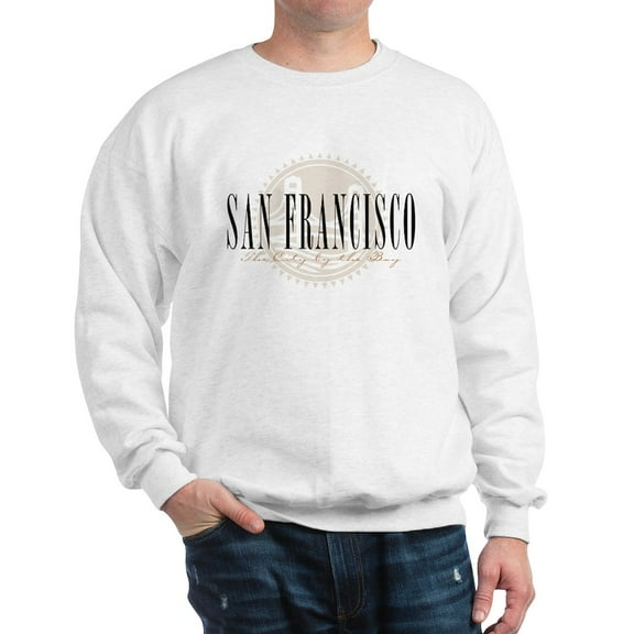 CafePress - San Francisco Bridge Sweatshirt - Crew Neck Sweatshirt