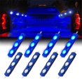 thumbnail image 1 of 8 LED Rock Light Pods Truck Bed Lighting Kit with Switch - Blue, 1 of 1