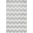 thumbnail image 1 of Nuloom 5'3" x 7'7" Tapis à Chevrons en Gris, 1 of 2