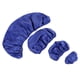 thumbnail image 2 of Juego de 4 fundas protectoras para reposacabezas de silla dental de PU que no se lavan, color azul, 2 of 8