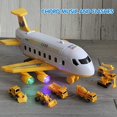 thumbnail image 3 of LiDi RC Transport Cargo Airplane, Large Theme Airplane Toy Set ,Educational Toy Vehicle Play Set, 3 of 7