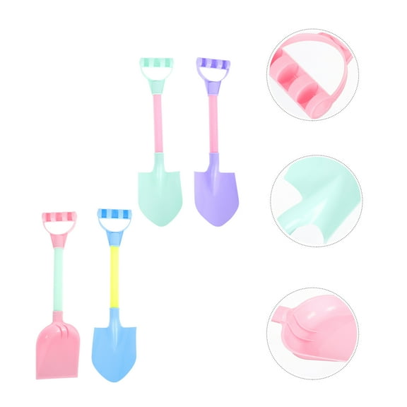 GOOHOCHY 10 Pcs Hand Snow Shovels Kids Toy Child