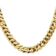 thumbnail image 2 of 14K Yellow Gold Curb Chain Styles Necklace 20 inch 9.5 mm Flat Beveled with Lobster Clasp, 2 of 4